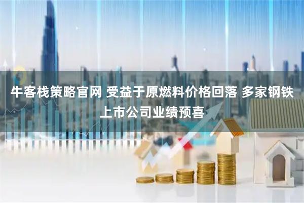 牛客栈策略官网 受益于原燃料价格回落 多家钢铁上市公司业绩预喜