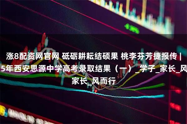涨8配资网官网 砥砺耕耘结硕果 桃李芬芳捷报传 | 2025年西安思源中学高考录取结果（一）_学子_家长_风而行