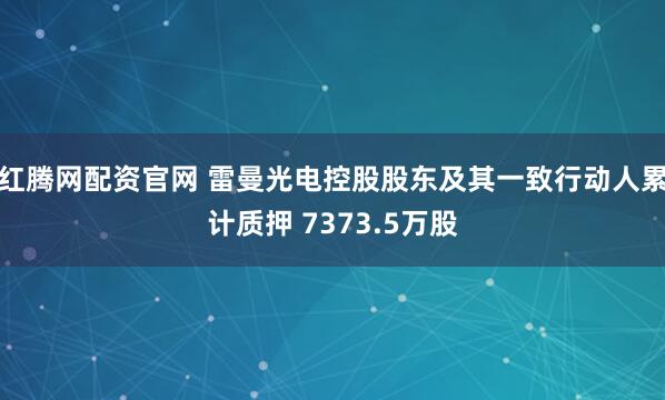 红腾网配资官网 雷曼光电控股股东及其一致行动人累计质押 7373.5万股